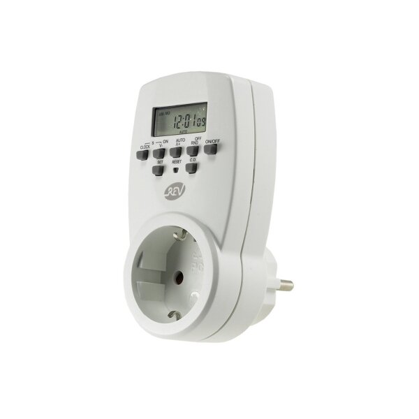 digitale Wochen-Zeitschaltuhr 230V/1800W