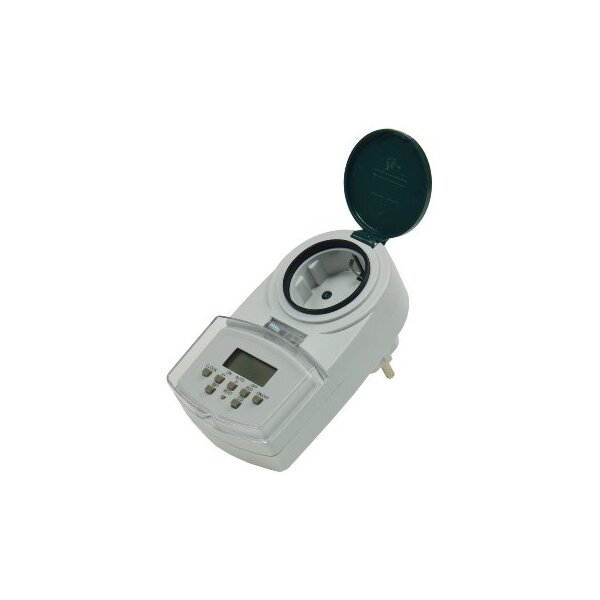 digitale Wochen-Zeitschaltuhr "DAZ-7" IP44, max. 2000W / 8,7A
