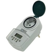 digitale Wochen-Zeitschaltuhr "DAZ-7" IP44, max. 2000W / 8,7A