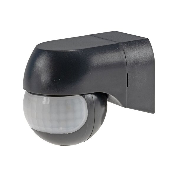 Aufputz Bewegungsmelder "CBM-Slim" 180° LED geeignet, IP44, 1-800W, anthrazit