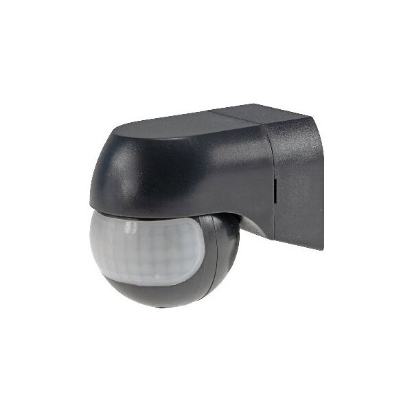 Aufputz Bewegungsmelder "CBM-Slim" 180° LED geeignet, IP44, 1-800W, anthrazit