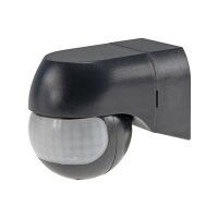Aufputz Bewegungsmelder "CBM-Slim" 180° LED geeignet, IP44, 1-800W, anthrazit