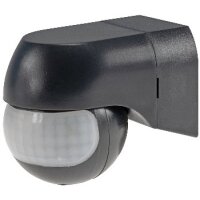 Aufputz Bewegungsmelder "CBM-Slim" 180° LED geeignet, IP44, 1-800W, anthrazit