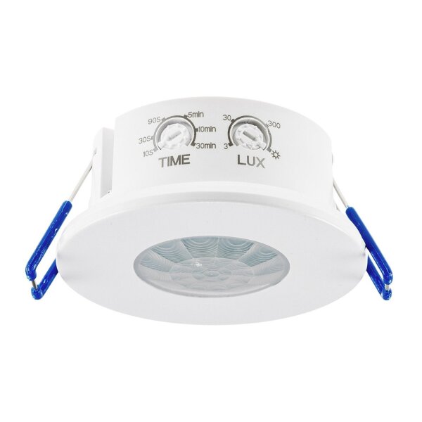 Decken-Einbau-Bewegungsmelder 360° IP65 PIR, LED geeignet, 8m Detektion, 76x36mm