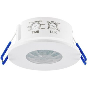 Decken-Einbau-Bewegungsmelder 360° IP65 PIR, LED geeignet, 8m Detektion, 76x36mm