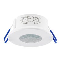 Decken-Einbau-Bewegungsmelder 360° IP65 PIR, LED geeignet, 8m Detektion, 76x36mm