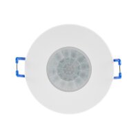 Decken-Einbau-Bewegungsmelder 360° IP65 PIR, LED geeignet, 8m Detektion, 76x36mm