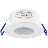 Decken-Einbau-Bewegungsmelder 360° IP65 PIR, LED geeignet, 8m Detektion, 76x36mm