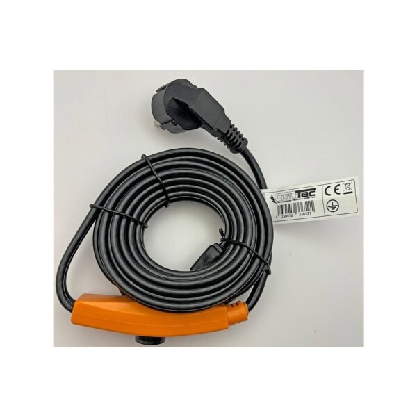 Heizkabel mit Temperaturfühler, 2m 32Watt, Frostschutz für Wasserleitungen