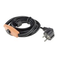 Heizkabel mit Temperaturfühler, 2m 32Watt, Frostschutz für Wasserleitungen