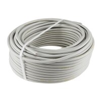 Stromleitung "NYM-J", 50m, isoliert 3G1,5, grau, Ring