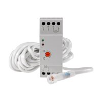 Dämmerungsschalter für Hutschiene 230V, 5m Kabel, externer Sensor IP65