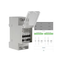 digitale Wochen-Zeitschaltuhr für Schalttafel-Einbau, 230V, mit Bluetooth