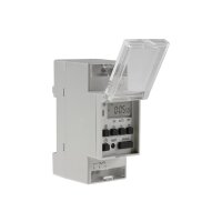 digitale Wochen-Zeitschaltuhr für Schalttafel-Einbau, 230V, mit Bluetooth