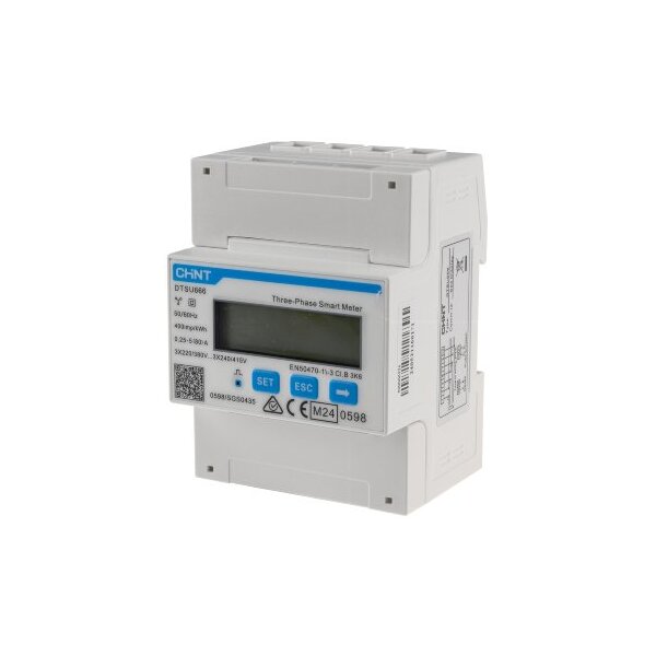 Drehstromzähler / Smartmeter DTSU666 MID geeicht 3-phasig 80A, 230/400V, 4TE