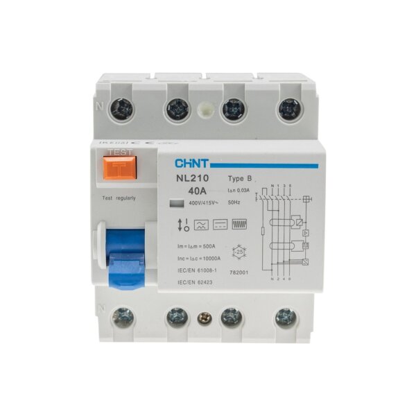 FI Fehlerstrom-Schutzschalter 30mA 40A, 4-polig # allstromsenstiv #