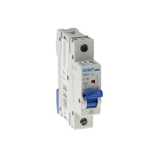 Leitungsschutzschalter C16 16A 1-polig Typ C – Für DIN-Schiene | IP20