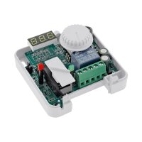 Raumtemperatur-Regler Thermostat "RT-55" 7A, weißes LED-Display, 5-30°C, 110-230V