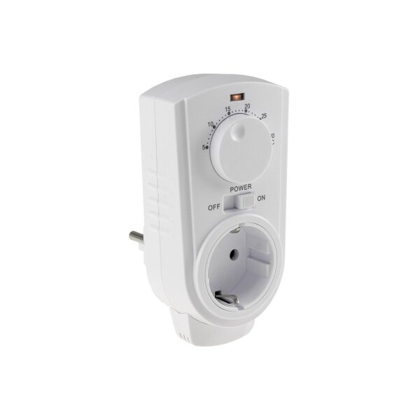 Steckdosen-Thermostat "ST-35 ana" max. 3500W, 5-30°C, AUS/AUTO, 230V