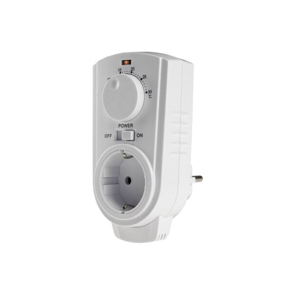 Steckdosen-Thermostat "ST-35 ana" max. 3500W, 5-30°C, AUS/AUTO, 230V