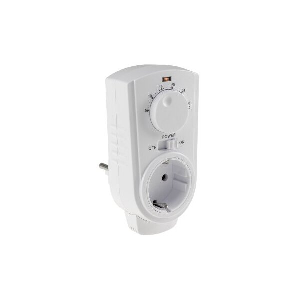Steckdosen-Thermostat "ST-35 ana" max. 3500W, 5-30°C, AUS/AUTO, 230V