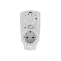 Steckdosen-Thermostat "ST-35 ana" max. 3500W, 5-30°C, AUS/AUTO, 230V