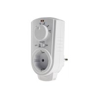 Steckdosen-Thermostat "ST-35 ana" max. 3500W, 5-30°C, AUS/AUTO, 230V