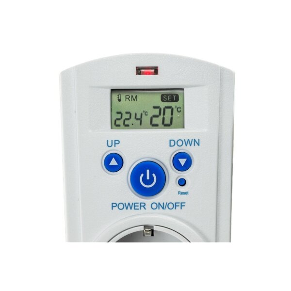 Steckdosen-Thermostat "ST-35 digi" max. 3500W, 5-30°C, EIN/AUS/AUTO, 230V