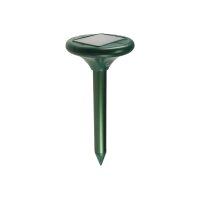 Maulwurf- & Wühlmaus-Schreck Premium Solar – Schall & Vibration, bis 900?m²