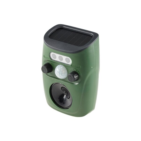 Ultraschall-Tierscheuche "UTS Solar Pro" Bewegungsmelder, Hunde, Katzen, Vögel