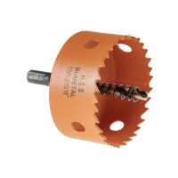 Lochsäge HSS Bi-Metall Ø75mm Sechskant Aufnahme, Schnitttiefe 38mm