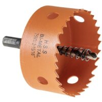 Lochsäge HSS Bi-Metall Ø75mm Sechskant Aufnahme, Schnitttiefe 38mm