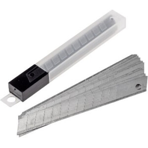 Ersatzklingen für Abbrechmesser 9mm 10er-Pack