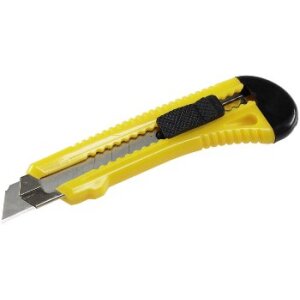 Cutter Messer 18mm Metall – Abbrechmesser Profi mit Feststeller