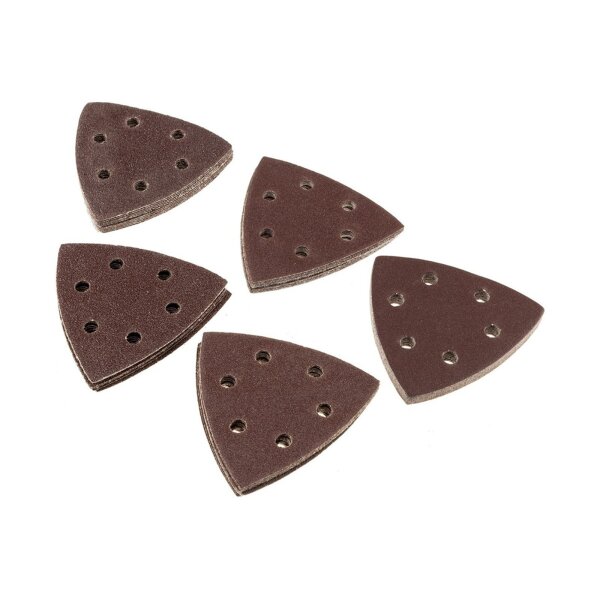 Schleifdreiecke "Pro-XL", 50x Körnung je 10x K40-60-80-120-180