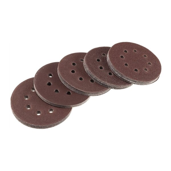 Schleifscheiben Ø125mm "Pro-XL", 50er Pk Körnung je 10x K40-60-80-120-180