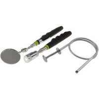 Pick up Teleskop-Tool Set "CT-3-in-1" Spiegel, LED mit Magnet,flexibel Greifer