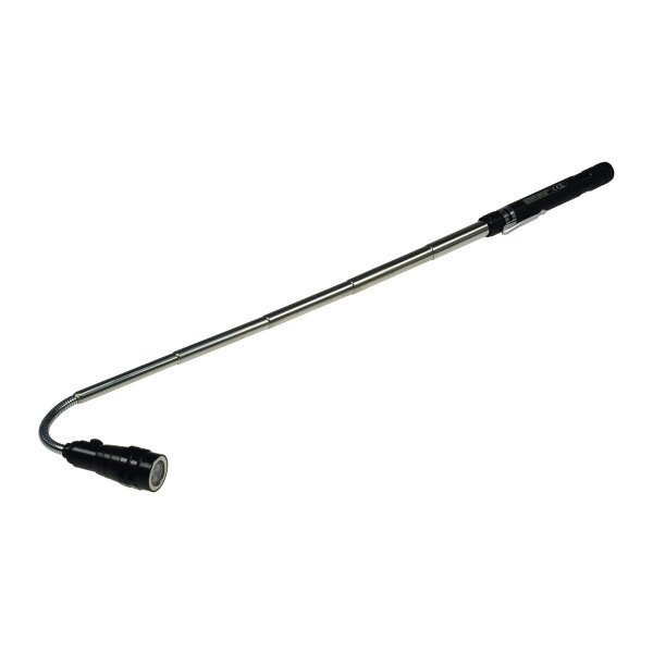 Teleskop Pick-Up Werkzeug mit LED Je 1 Magnet Kopf+Fuß, Schwanenhals