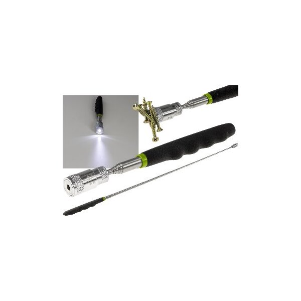 Teleskop Pick-Up Werkzeug mit LED Länge 20-80cm, Zugkraft ca. 3,2kg