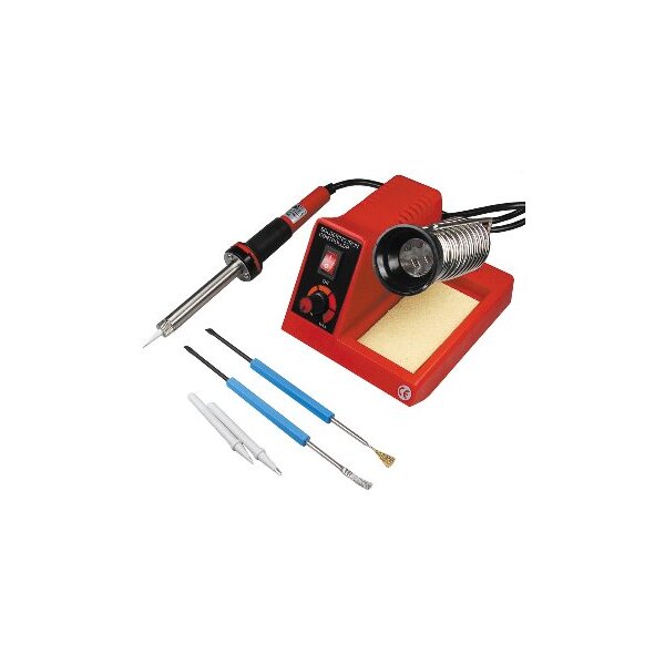 Lötstation "CT-LSK" regelbar 150-450°C 230V/58W, mit 2 Spitzen + 2 Tools