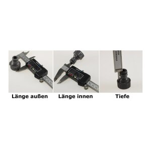 Digitaler Messschieber 150mm – Präzision & LCD-Anzeige | mm/Inch umschaltbar