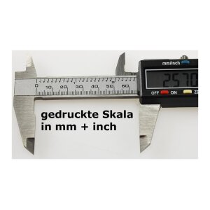 Digitaler Messschieber 150mm – Präzision & LCD-Anzeige | mm/Inch umschaltbar