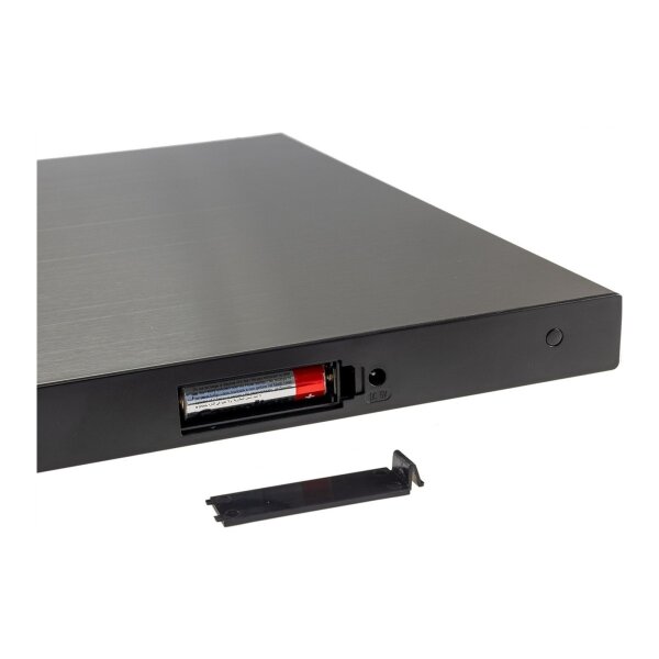 Paketwaage / Versandwaage "CT PW-100rf" 0,1-100kg, ±10g,38x30cm Edelstahl Platte