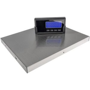 Paketwaage / Versandwaage "CT PW-100rf" 0,1-100kg, ±10g,38x30cm Edelstahl Platte