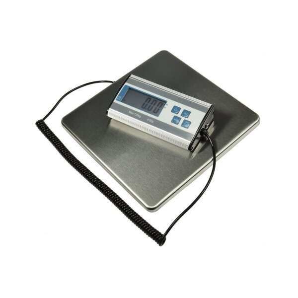 Paketwaage / Versandwaage "CT PW-120" 0,2-120kg, 27x27cm Edelstahl-Platte