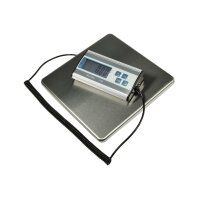 Paketwaage / Versandwaage "CT PW-120" 0,2-120kg, 27x27cm Edelstahl-Platte