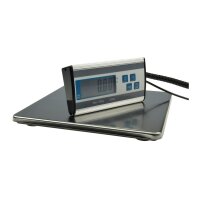 Paketwaage / Versandwaage "CT PW-120" 0,2-120kg, 27x27cm Edelstahl-Platte