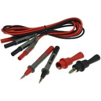 Messgeräte-Prüfleitungsset "Profi" 6-teilig