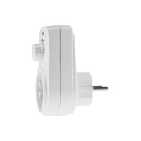 Steckdosen-Dimmer 20–280W für Glühlampen & Halogen – Plug-in, stufenlos regelbar