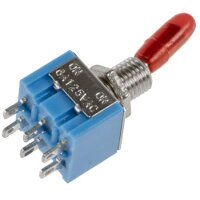 Miniatur Kippschalter 2x EIN/EIN